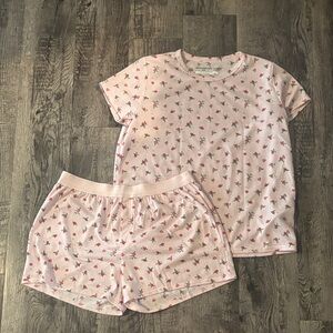Abercrombie Kids Short Sleeve and Short Pajamas - Strawberry Print - Size 17/18